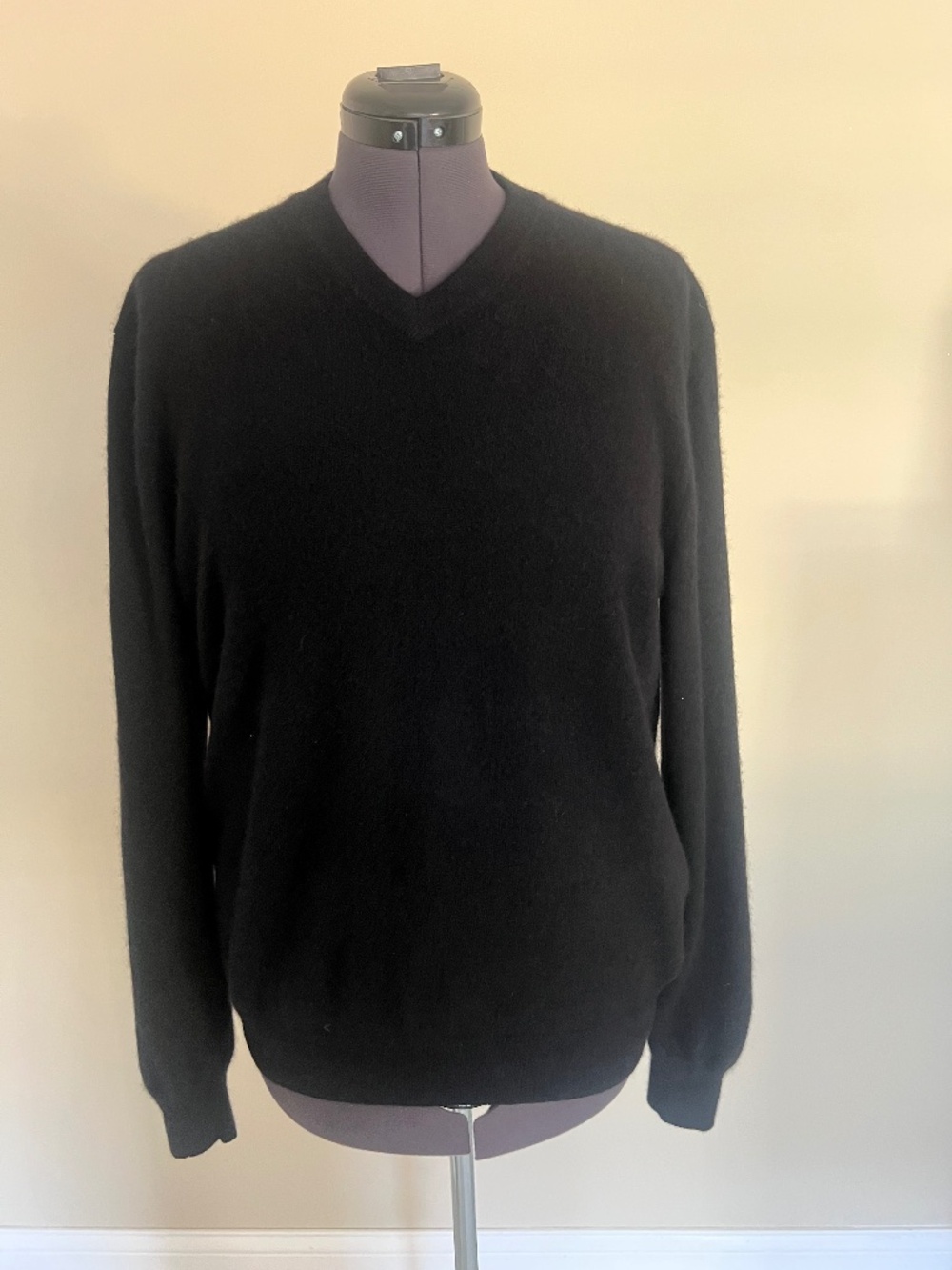 Paolo Mondo Black Sweater Men's Size XL Pullover